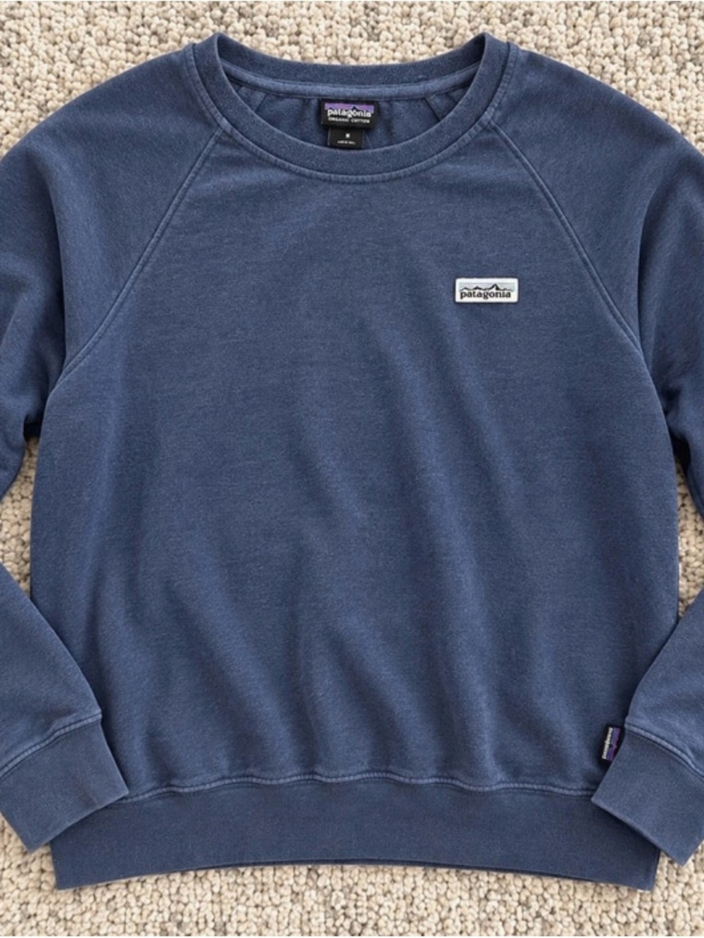 Patagonia Men’s Crewneck Sweatshirt in Navy Blue